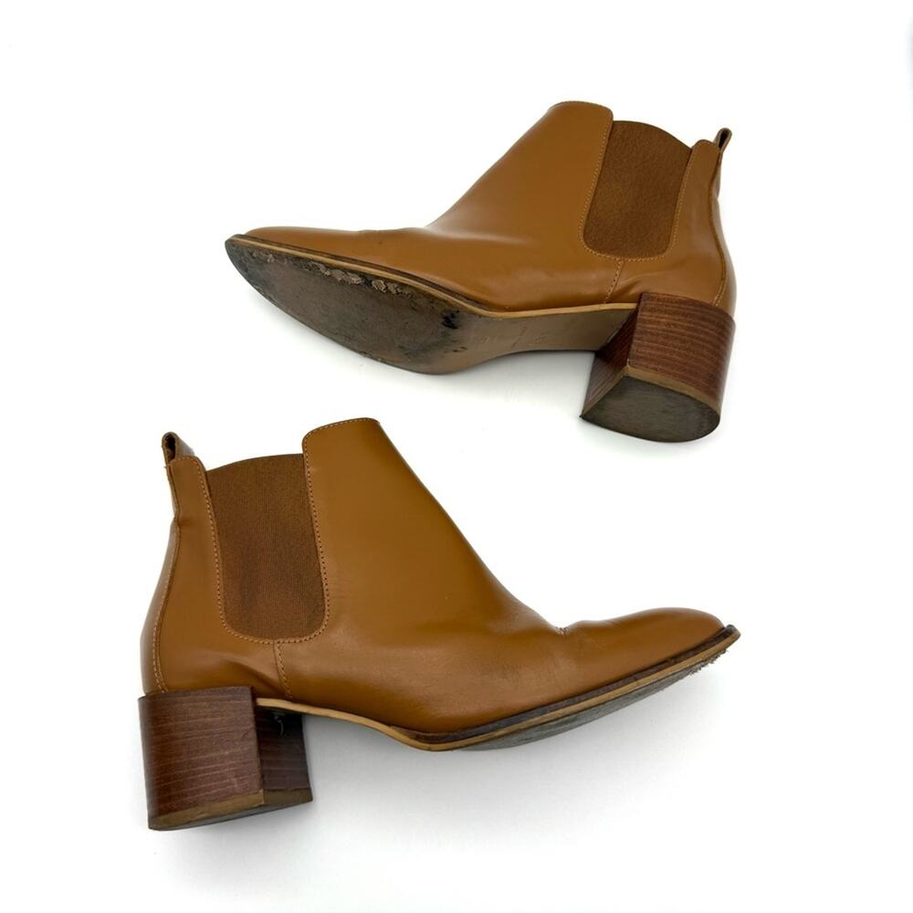 Everlane The Heel Boot Cognac Italian Leather 6.5